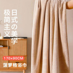 浴巾女2025新款家用男比純棉吸水速乾情侶款裹巾大人毛巾