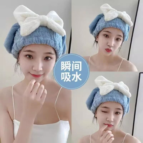 加厚乾髮帽女吸水速乾包頭髮毛巾擦頭洗頭新款包頭巾浴帽