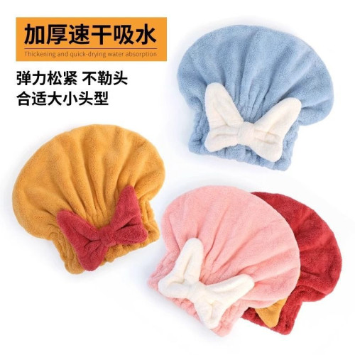 加厚乾髮帽女吸水速乾包頭髮毛巾擦頭洗頭新款包頭巾浴帽