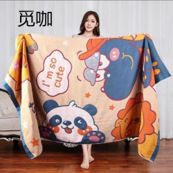 特價紗布浴巾男女家用加大成人吸水柔軟大人速乾沙發洗澡高顔值
