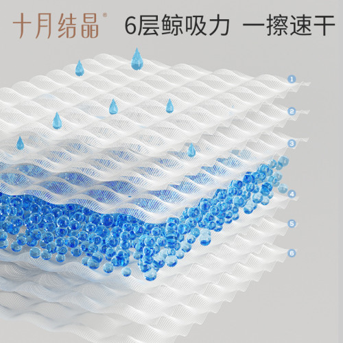 十月結晶嬰兒紗布浴巾新生超軟全棉洗澡專用初生寶寶大毛巾速乾