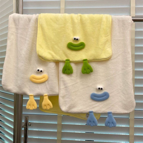 可愛ins毛巾柔軟珊瑚絨吸水速乾不掉毛家用情侶學生宿捨洗臉面巾