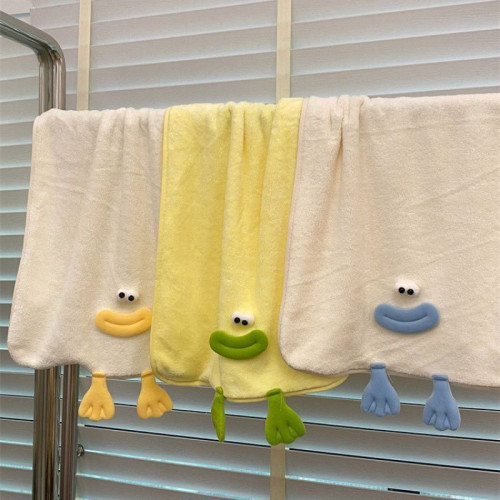 可愛ins毛巾柔軟珊瑚絨吸水速乾不掉毛家用情侶學生宿捨洗臉面巾