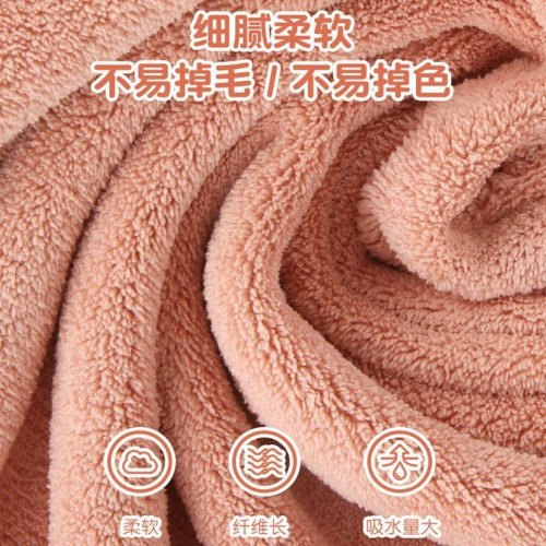 浴巾可穿可裹女夏家用比棉吸水速乾三件套珊瑚絨浴裙2023新款