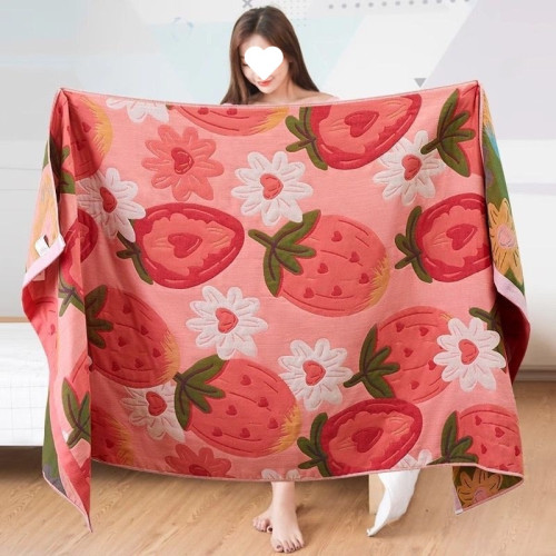 特價紗布浴巾男女家用加大成人吸水柔軟大人速乾沙發洗澡高顔值