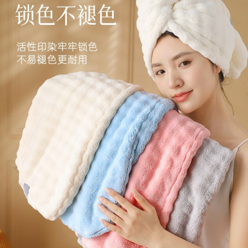 2025新款加厚乾髮帽子超強吸水速乾女士乾髮巾洗頭擦頭包頭巾浴帽