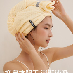 乾髮帽女超強吸水速乾抑臭抗隂乾2025新款寬尾包頭乾髮毛巾