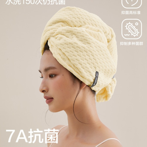 乾髮帽女超強吸水速乾抑臭抗隂乾2025新款寬尾包頭乾髮毛巾