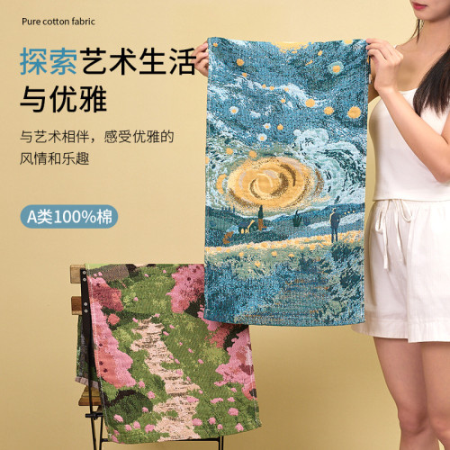 a類純棉紗布毛巾吸水不掉毛大人兒童洗臉面巾新款全棉速乾洗澡巾
