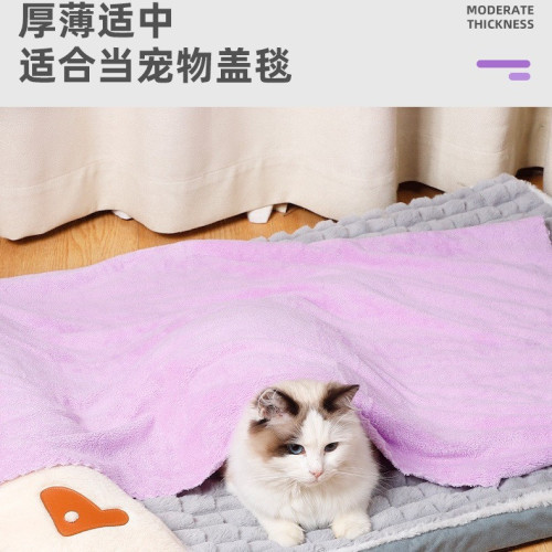 寵物吸水毛巾加厚速乾不掉毛貓咪狗狗洗澡用品擦乾專用