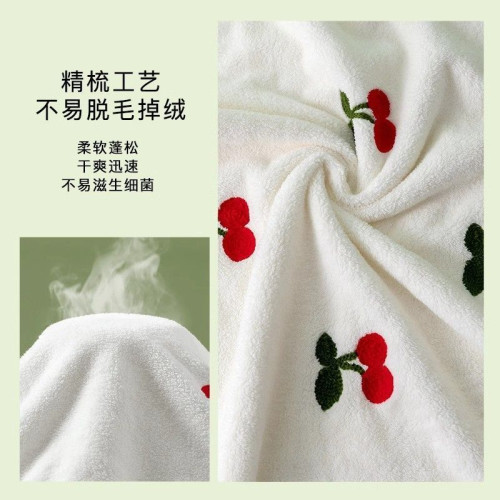 珊瑚絨毛巾洗澡棉浴巾柔軟加厚速乾洗臉可愛吸水學生成人不掉毛