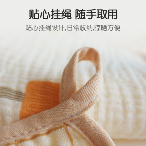 兒童擦手巾掛式嬰兒洗臉專用a類純棉小方巾速乾紗布寶寶毛巾全棉
