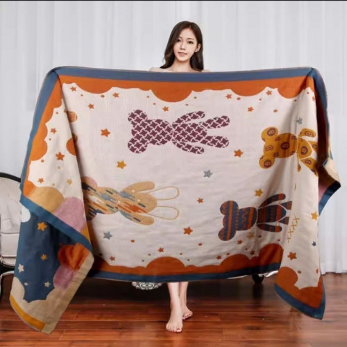 特價紗布浴巾男女家用加大成人吸水柔軟大人速乾沙發洗澡高顔值