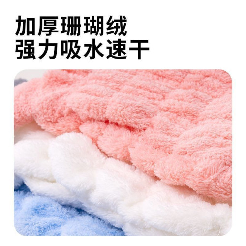 兒童乾髮帽女童洗頭速乾可愛浴帽加厚吸水寶寶頭髮毛巾頭巾TYmy
