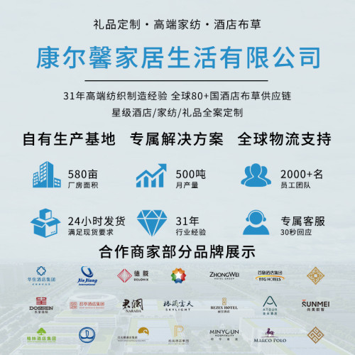 康爾馨精品民宿希爾頓毛巾年會禮盒全棉小毛巾方巾擦手吸水速乾