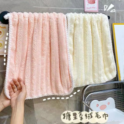 珊瑚絨學生毛巾女生柔軟洗澡速乾加厚成人吸水不掉毛家用親膚毛巾