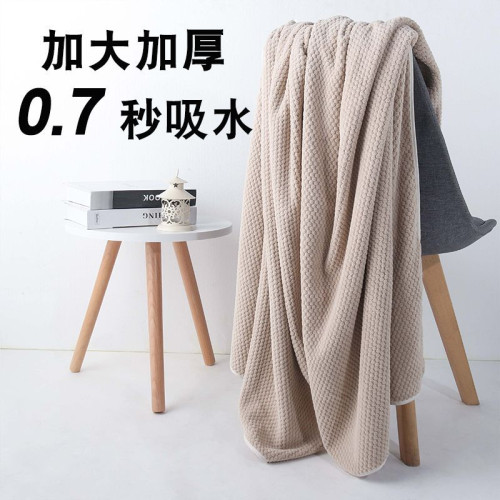 超吸水大浴巾毛巾男女成人兒童超柔軟速乾洗澡巾家用可裹巾不掉毛
