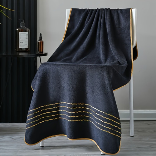 TEMU秋季新款 Towels Bath Towels 珊瑚毛巾套裝速乾吸水輕便