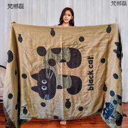 浴巾純棉紗布男女家用吸水速乾不毛大人全棉大款超大號洗澡裹巾