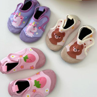 兒童沙灘鞋寶寶海邊防滑防割速乾浮潛遊泳鞋男女童潛水沙灘襪軟鞋