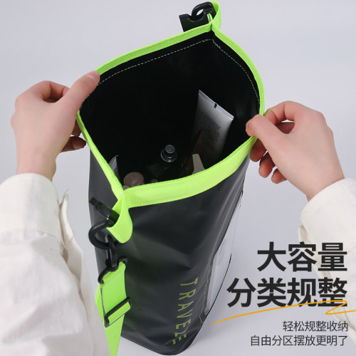 蓓戀新款夏季沙灘包戶外單肩防水斜後後背包大容量斜後後背包遊泳手機包