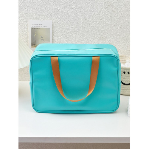 卡通防水化妝包收納袋大容量透明洗漱包乾濕分離旅行化妝品收納包