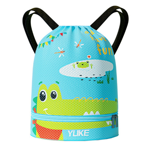 兒童遊泳包防水乾濕分離男女童收納袋大容量沙灘旅行可攜式雙肩後後背包