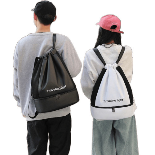 遊泳乾濕分離健身包女收納袋專用防水男士運動裝備後後背包可攜式大容量