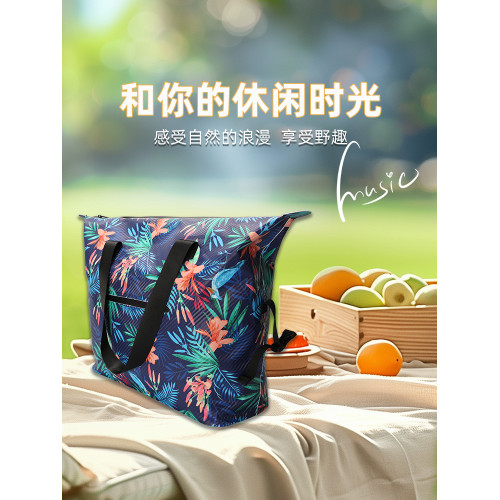 沙灘手提包數碼印刷防水行李包短途旅行手挎包遊泳戶外溯谿漂流袋