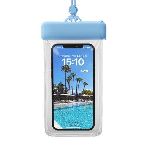 手機防水套潛水套可觸控螢幕遊泳裝備透明密封外賣騎手專用防水手機袋