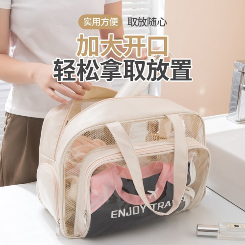 遊泳收納包防水大容量洗漱包乾濕分離泳衣沙灘包運動袋化妝包