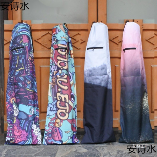 漸變色腳蹼包潮收納袋自由輕便牛津布腳蹼裝備防水夢境蛙鞋包潛長