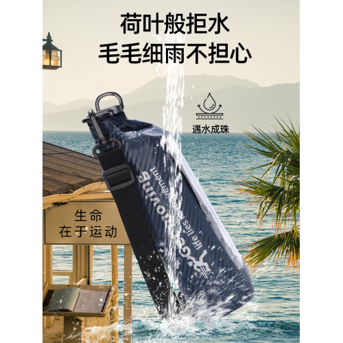 新品溯谿透明窗防水桶包碳纖維方形包海邊收納包漂流防水袋手機袋