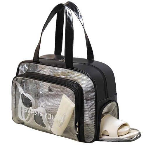 遊泳收納包防水大容量洗漱包乾濕分離泳衣沙灘包運動健身袋化妝包