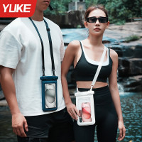 手機防水袋可觸控螢幕拍照遊泳漂流密封防塵袋外賣騎手專用透明保護套