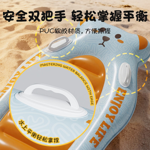 水上浮床遊泳戯水玩具訓練滑水遊泳板槳板沖浪板充氣浮板兒童