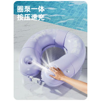 夾網浮床遊泳充氣兒童遊泳圈大人加厚戶外水上躺椅充氣浮排