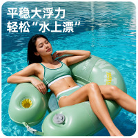 成人充氣浮排加厚戶外水上吊床成人浮排夏日清涼水上沙發