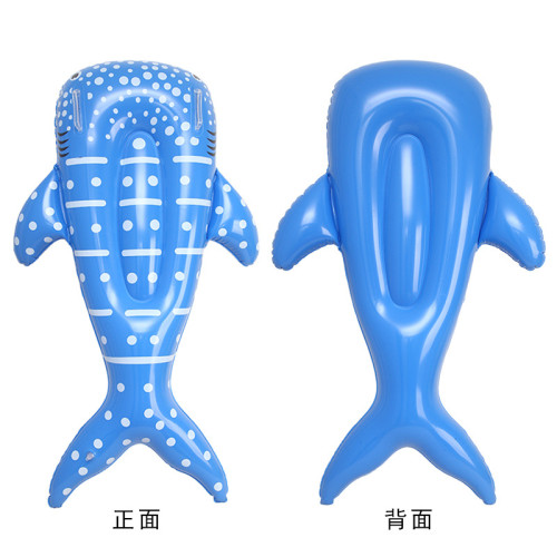 充氣斑點鯨魚沖浪板遊泳館兒童水上充氣床涉水運動水上充氣浮排