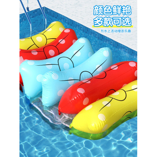 網紅羽毛亮片水上充氣浮床網床透氣浮排成人兒童通用躺椅浮椅浮圈