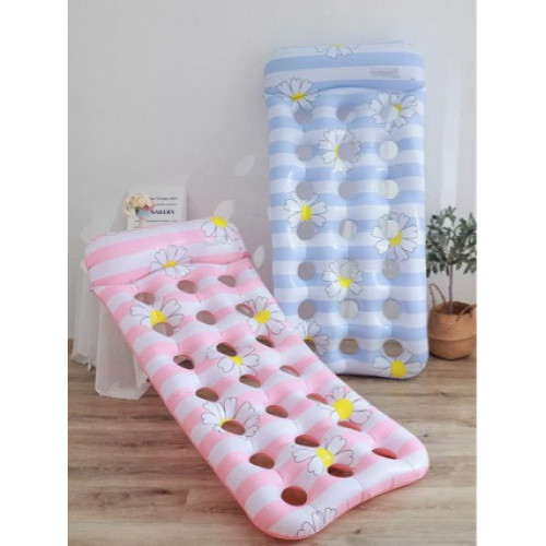 遊泳浮床浮圈水上充氣浮排成人女士戯水玩具浮椅大人遊泳圈床躺椅