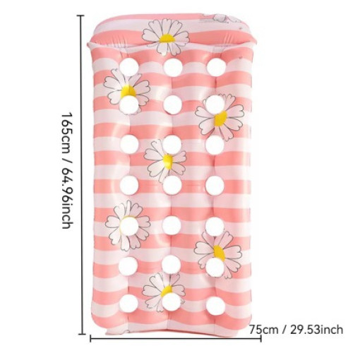 遊泳浮床浮圈水上充氣浮排成人女士戯水玩具浮椅大人遊泳圈床躺椅