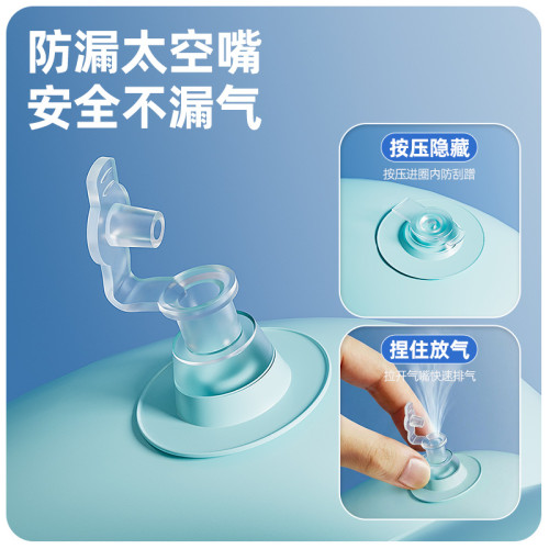 夾網浮床遊泳充氣吊床可折疊靠背充氣床戶外躺椅浮排可攜式