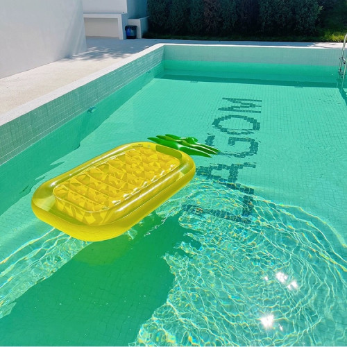 水上充氣西瓜菠蘿浮排遊泳圈高顔值浮床度假漂浮氣墊水上拍照其他