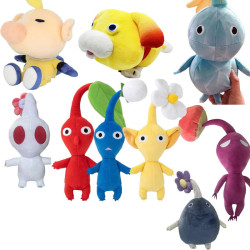 皮克敏4毛絨玩具Plush Ice Pikmin All Star公仔冰皮克敏系列玩偶