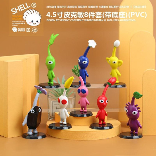 purplepikminplush皮克敏公仔手辦玩偶模型裝飾桌面擺件 purplepikminplush皮克敏公仔手辦玩偶模型裝飾桌面擺件