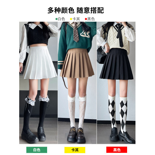 灰色西裝百褶裙女春秋夏季2026新款高腰顯瘦小個子a字半身裙短裙