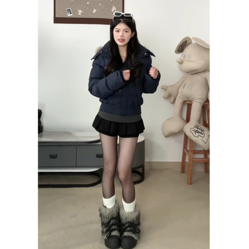 大碼辣妹百褶半身裙女春季胖mm百搭高腰顯瘦a字短裙防走光裙褲