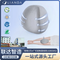 枕頭 慢廻彈記憶棉膝蓋側睡釋壓美腿孕婦墊腳夾腿枕