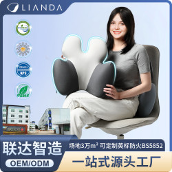 腰靠護腰工位久坐神器腰部支撐靠墊辦公室腰墊靠枕車用記憶棉腰靠